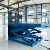 Plateforme élévatrice à ciseaux électrique fixe en acier inoxydable 1000 kg, vente directe usine