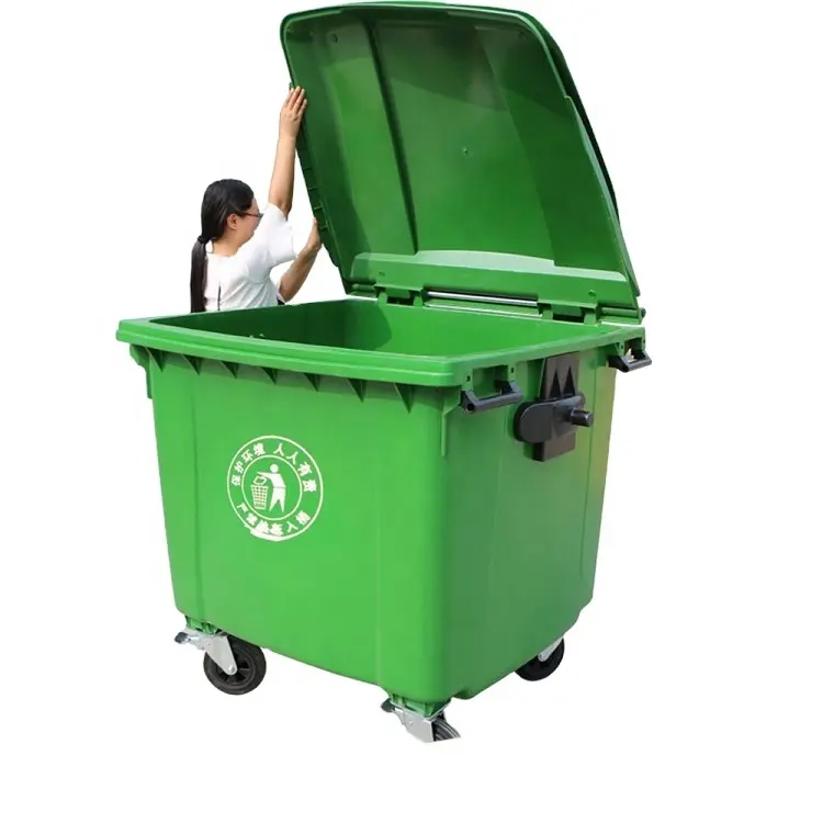 1100L Waste Recycling Bin Waste Plastic Dustbin Price Plastic Waste Container