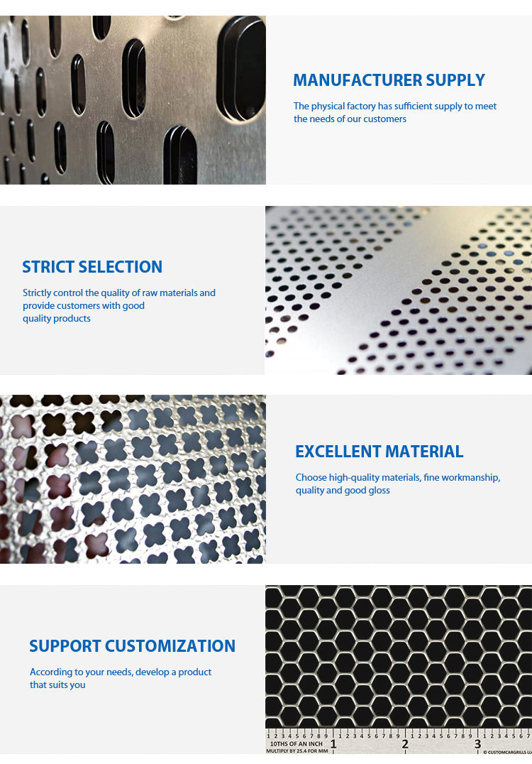 Small Hole Metal Perforated Stainless Steel Sheet Cold Rolled For Fencing