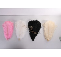 Vente en gros de plumes d'autruche pour décoration de mariage 50-55cm 60cm 70-75cm crème rose blanc noir plume d'autruche centre de table