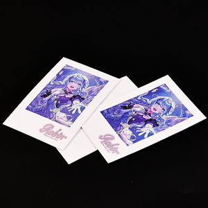 Schede grafiche di alta qualità anime cartone animato Laser <span class=keywords><strong>cartolina</strong></span> da visita personalizzata/biglietto di auguri di ringraziamento/carte regalo - Product Image 2