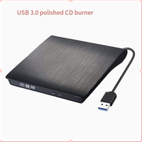 USB 3.0 External Optical Drive/DVD burner for Laptops, Desktops, and Computers (CD-RW Adapter)