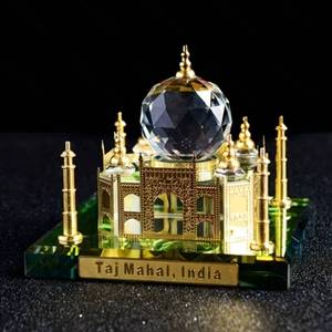 Decoración de Mesa de Cristal de Estilo Islámico Moderno, Adorno de Cristal Fundido a la Moda para el Hogar, Artículos para el Ramadán - Product Image 1