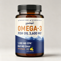 Dropshipping Capsules d'huile de poisson OMEGA 3, Complément alimentaire et de santé à base de plantes
