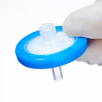 Filtre seringue de laboratoire 13mm 25mm 33mm MCE PES PTFE PVDF Nylon GF CA PP 0,22 0,45 microns