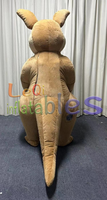 Costume gonflable de mascotte de mascotte de kangourou de dessin animé de haute qualité pour adulte