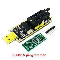 Programmeur USB EEPROM Flash BIOS CH341 A+Clip SOIC8 + Adaptateur Mémoire Flash SPI 1.8V SOP8 DIP8 + Adaptateur SOIC8 SOP8 vers DIP8 Brûleur Ki
