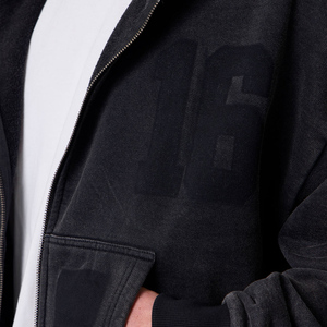 ผู้ผลิต <span class=keywords><strong>OEM</strong></span> เสื้อฮู้ดดี้สไตล์วินเทจ ลุคทำเก่า ซักแบบวินเทจ เสื้อคลุมสไตล์วินเทจ ซิปด้านหลัง - Product Image 6