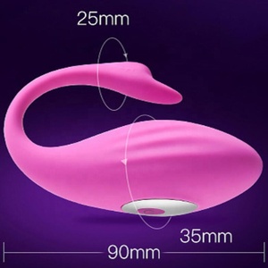 Correa swan saltando huevos 10 Frecuencia dual impermeable de deshuesada G-spot vibrador poderoso vibrador vagina - Product Image 4