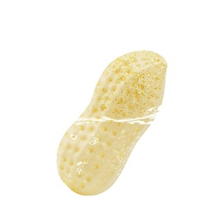 Jouet à mâcher en caoutchouc durable en forme d'arachide, jouet couineur pour chien pour le nettoyage des dents, utilisation en intérieur pour chiens - Product Image 2