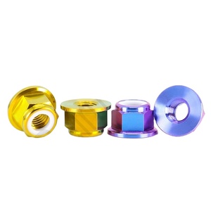 น็อตหกเหลี่ยมเคลือบสังกะสีแบบล็อคตัวเอง เกลียวเมตริก ANSI/JIS M3 อุปกรณ์ยึดสำหรับอุตสาหกรรม สำหรับจักรยาน มอเตอร์ไซค์ รถยนต์ - Product Image 2