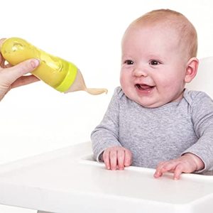 Vajilla <span class=keywords><strong>de</strong></span> entrenamiento para bebés recién nacidos, herramientas <span class=keywords><strong>de</strong></span> silicona para apretar el biberón, cuchara <span class=keywords><strong>de</strong></span> <span class=keywords><strong>arroz</strong></span> PP, suplemento alimenticio <span class=keywords><strong>de</strong></span> cereales para bebés, alimentador seguro - Product Image 4