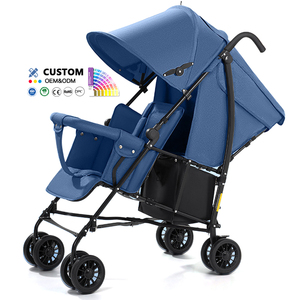 Poussettes pour bébés. Poussette <span class=keywords><strong>double</strong></span> pour bébé, poussette multifonctionnelle portable, poussette pliable pour jumeaux, <span class=keywords><strong>chariot</strong></span> pour bébé - Product Image 2