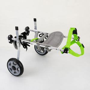 Silla de Ruedas para Perros, Ruedas Traseras, Ayuda para la Movilidad, Arnés de Nailon, Marco Metálico, Soporte Ajustable para Perros Discapacitados - Product Image 5