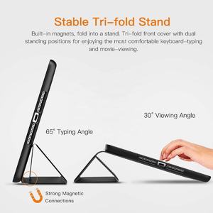 MOKO ISO BSCI Ultra Slim PU TPU Trifold Smart Cover portamatite per <span class=keywords><strong>iPad</strong></span> 7th 8th 10.2 pollici <span class=keywords><strong>2020</strong></span> 2019 - Product Image 4