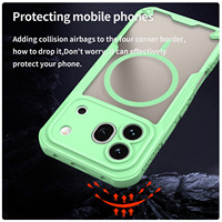 Étui de téléphone magnétique en TPU PC mat antichoc pour Honor 600 Pro, coque robuste antidérapante, Funda