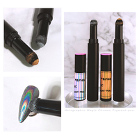 BOJUN 2026 Nouveau BJ165 BJ175 Stylo à coussin d'air holographique Or Argent Laser Chrome Poudre à ongles pour Salon de Manucure Professionnel et Art des Ongles
