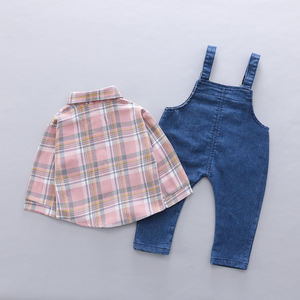 Conjuntos de Pantalones de Mezclilla para Niños, Diseños Elegantes, Buen Precio, Trajes con Camisas Largas de Fabricantes - Product Image 4