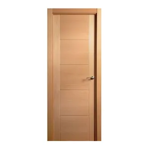 Moderne placage d'ingénierie lowes plat affleurant dalle design portes en bois