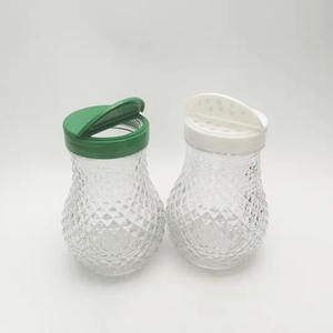 Bouteille à épices en verre transparente en forme de gros ventre, vide, mignonne, 230 ml, pour sel, épices, poivre, avec shaker - Product Image 4