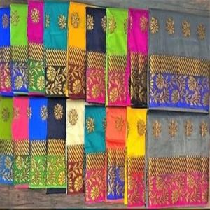 Venta al por mayor Banarasi Patola Seda Sarees Hermosa Multiusos Colorido Impreso Sari para Mujeres Ropa - Product Image 3