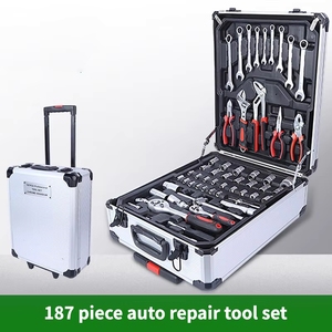 Ensemble de 186 outils multifonctionnels pour la réparation et l'entretien automobile/industriel, chariot à outils combiné - Product Image 3