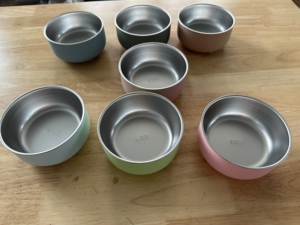 Placas de succión para bebés con aprobación Bpa de acero inoxidable dividido de 8 "con placa extraíble de acero inoxidable para bebés con ventosa hailian - Product Image 4