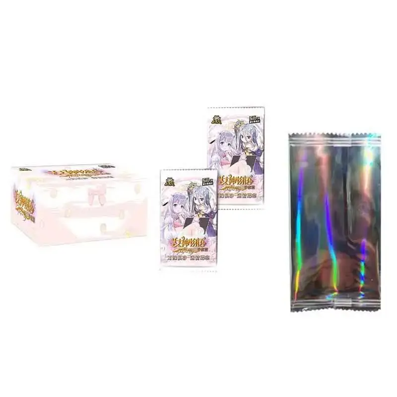 Tanrıça hikayesi TCG kartları Booster kutusu 5m05 Bikini mayo flaş kartları nadir PR TCG Anime oyun tahtası kartları