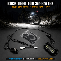 Kit d'éclairage LED Trontech Baja Light, Plug and Play pour Surron Light Bee X S LBX, support spécifique au véhicule, interrupteur de guidon