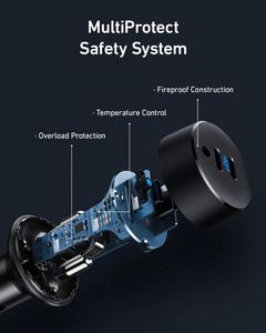 Anker USB C sạc xe hơi 40W 2-Port PowerIQ 3.0 Loại C Adapter PowerDrive III Duo với giao hàng điện cho <span class=keywords><strong>iPhone</strong></span> - Product Image 4