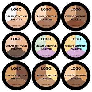 Paleta de Corrector de Marca Privada de 3 Tonos, Alta Cobertura, Larga Duración, Cubre Acné, Ojeras y Contorno - Product Image 4