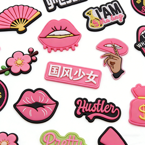 Volume Production Plant Free Design 3D Custom Soft Rubber Polyvinyl Chloride Hook And Loop Uniform Tag pvc patch - Product Image 1