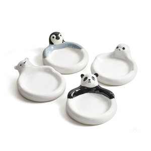 Offre Spéciale – Assiette à Sauce Créative et Mignonne en Céramique 3D <span class=keywords><strong>Mini</strong></span> Pingouin – Assiette à Sauce en Céramique Animaux Amusants de Haute Qualité – Vaisselle - Product Image 1