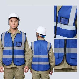 ANSI Clase 3 Poliéster de alta visibilidad Trabajo de construcción Chaleco DE SEGURIDAD reflectante Servicios DE EMERGENCIA Logo Chaleco de control de tráfico - Product Image 3