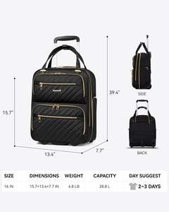 Free sample <b>Wheeled</b> laptop backpack rolling <b>bag</b> with multiple functions for men's <b>travel</b> business trolley <b>bags</b> - Product Image 3