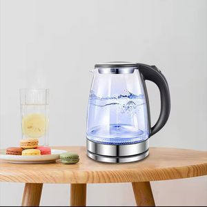 Ấm đun nước điện thủy tinh 2L, nắp và đáy bằng thép không gỉ không chứa BPA, đun nước nóng nhanh, tự động tắt nguồn - Product Image 4