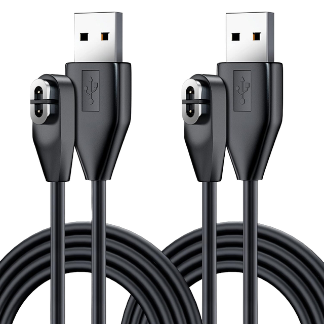 3.3FT 1M USB Charger Cord for Aftershokz Headphones Aeropex AS800 Shokz Openrun Magnetic Charging Cable Replacement Earphone