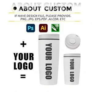 Offre Spéciale – Tasse à Café Personnalisée en Acier Inoxydable avec Couvercle et Paille, Impression de Logo, Idéale pour les Cadeaux - Product Image 2