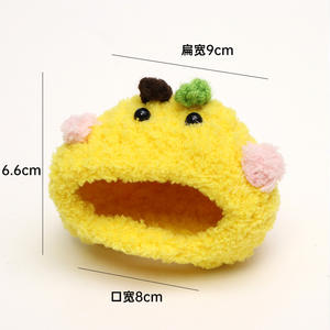 Sac de rangement USB en fil crocheté à la main, jolie bourse à monnaie, porte-clés de voiture avec boucle de sac, idéal pour les pendentifs en fil - Product Image 3