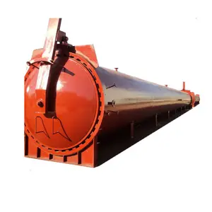 Industrial Big Capacity Automatic Autoclave Manufacturer for Steaming Bricks Rubber and Wood