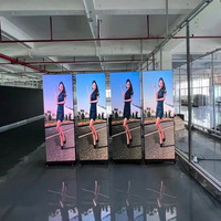 Afficheur LED mobile tout-en-un, écran d'affichage numérique sur pied, P2.5 8K HDR, lisible en plein soleil, garantie 3 ans, hôtel