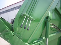 Camion à ordures compacteur diesel Shacman F3000 8x4, 270 CV, transmission manuelle, norme d'émission Euro 3, chargement arrière, moteur 8L