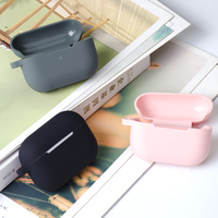 Fundas de Silicona para Air Pods Pro 2 al por Mayor en Guangzhou, las Más Populares, de 2 mm de Grosor, Fundas de Silicona para Air Pods 4, Paquete Individual en Bolsa