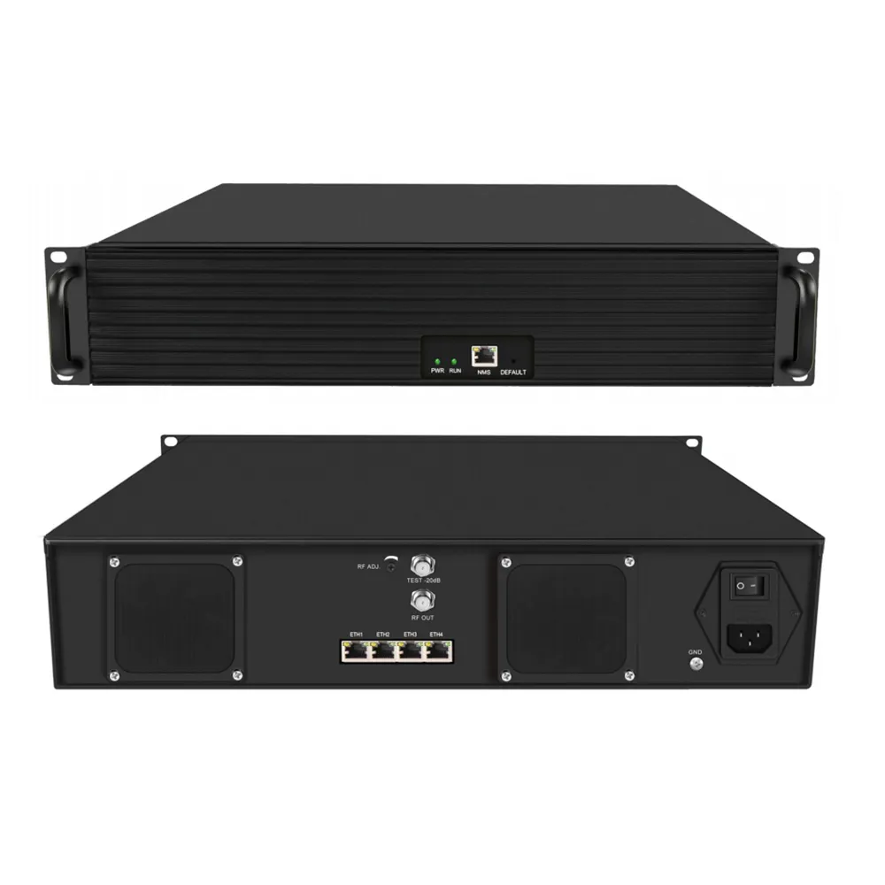 Modulatore da IP a analogico CATV IP a 32 canali 4 porte GE modulatore analogico NTSC PAL