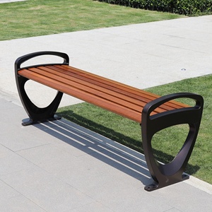 Bancs de patio extérieur design moderne <span class=keywords><strong>rue</strong></span> publique <span class=keywords><strong>banc</strong></span> en bois métal parc urbain <span class=keywords><strong>arbre</strong></span> jardin <span class=keywords><strong>banc</strong></span> d'attente - Product Image 1
