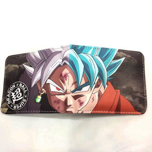 33 Designs Prix d'usine Chine Portefeuilles pour femmes Anime <span class=keywords><strong>DBZ</strong></span> Goku Vegeta Impression de dessins animés Portefeuille court en cuir PU de luxe pour hommes - Product Image 4