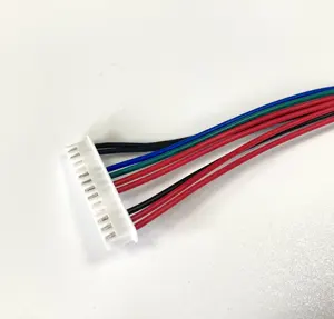 Rakitan kabel listrik kustom pabrik untuk mobil sepeda motor JST XH ZH SH 2/3/4/5/6/7/8/9/10 Pin nilon warna-warni - Product Image 2