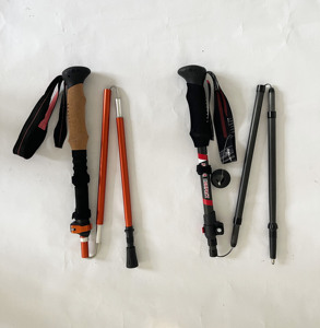 <span class=keywords><strong>Bastones</strong></span> nórdicos plegables ajustables de aluminio personalizados 7075 <span class=keywords><strong>bastones</strong></span> plegables para mochileros senderismo trekking - Product Image 4