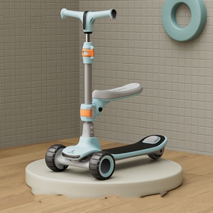 <span class=keywords><strong>Mini</strong></span> Trottinette Pliable à Hauteur Réglable en Offre Spéciale, avec Lumière LED, pour Enfant Fille - Product Image 5