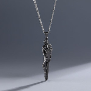 2022 nuovo arrivo multi color metal <span class=keywords><strong>hug</strong></span> collana coppia collana regalo di san valentino per gli amanti - Product Image 6